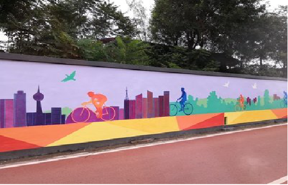 贵阳墙体彩绘-围墙