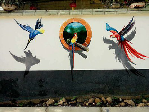 贵阳视觉错位-3D墙绘设计